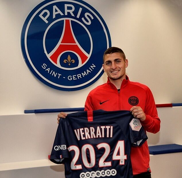 Top 10 tiền vệ hay nhất thế giới 2023: Marco Verratti (Paris-Saint Germain)